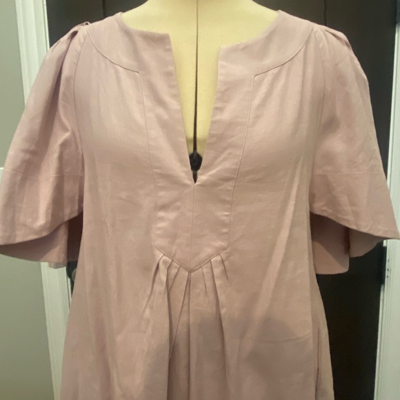 Tuckernuck Pomander Place Lilac Finley Flutter Sleeve Dress - Lilac, XS - Picture 3 of 4